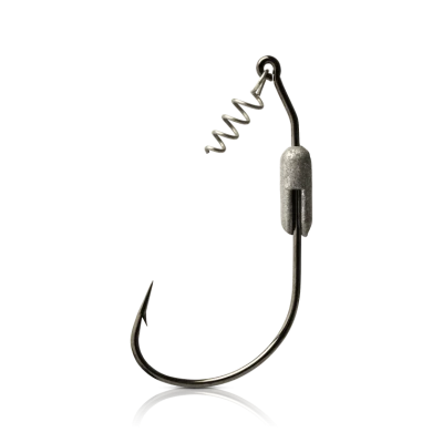 Mustad Hooks Weighted Power Lock Plus Spring Keeper Hook 1/8oz (91768S18)
