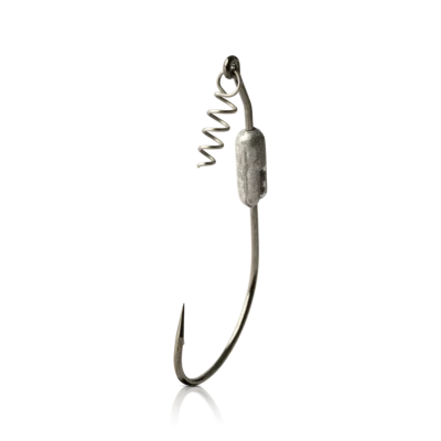 Mustad Hooks Weighted Power Lock Plus Spring Keeper Hook 1/16oz (91768S116)