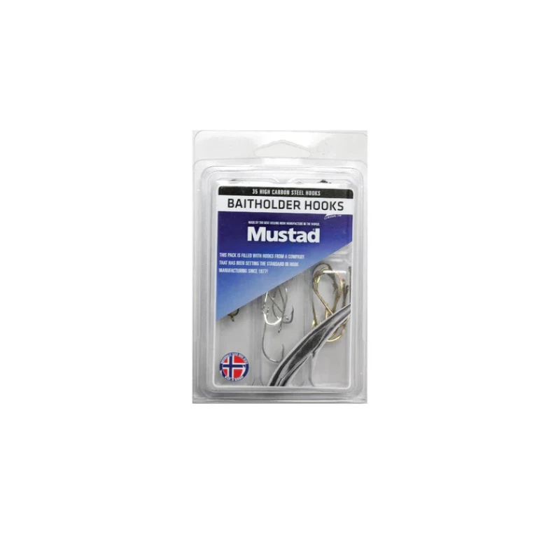 Mustad Baitholder Kit Assorted Hooks BULK 35 Pack (HOOKS-MUSTAD-KIT-BAITHOLDER)