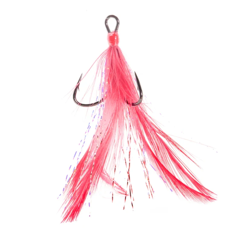 Mustad Treble Hooks Dressed Triple Grip (233BLN)