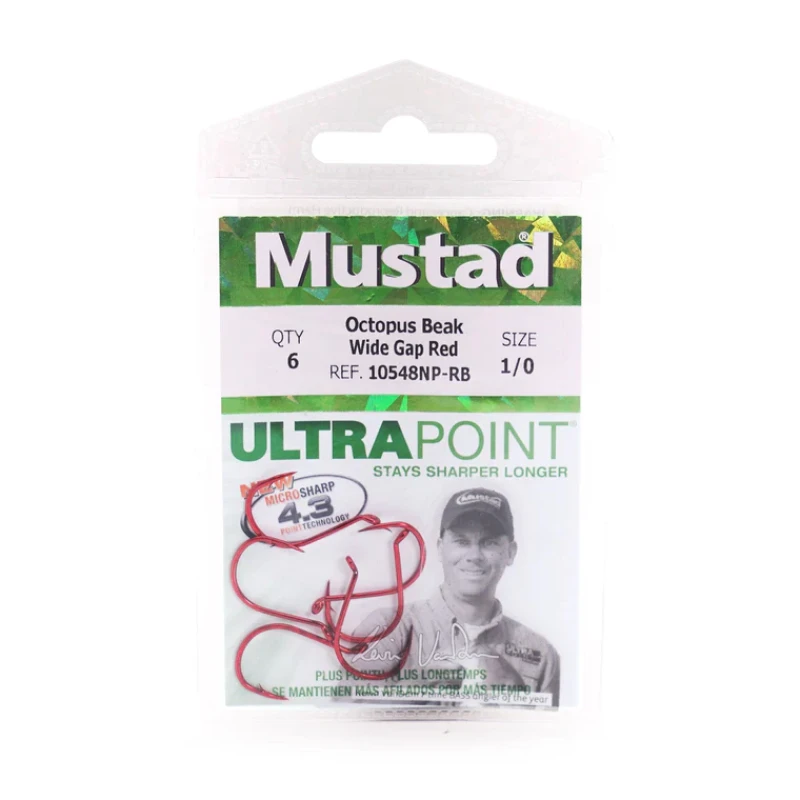 Mustad Hooks Double Wide Gap Dropshot Hook (10548NP)