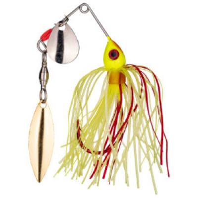 Strike King Lures - Spinnerbaits - Colorado Willow - Mini King Bleeding Bait 1/8oz (BBMK)