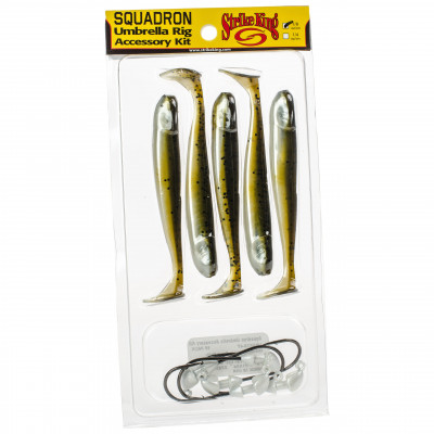 Strike King Lures - Spinnerbaits - Umbrella Rig - Squadron Accessory Kit 1/8oz (URAK18)