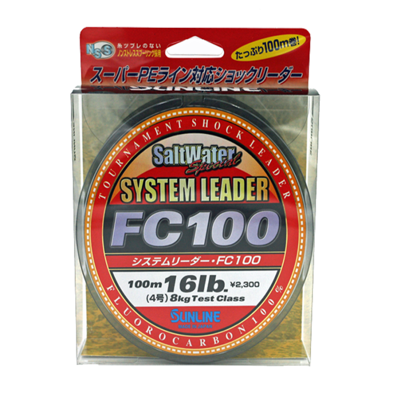 Sunline Fishing Lines - Fluorocarbon - System Leader FC 110 Yard Pony Spool