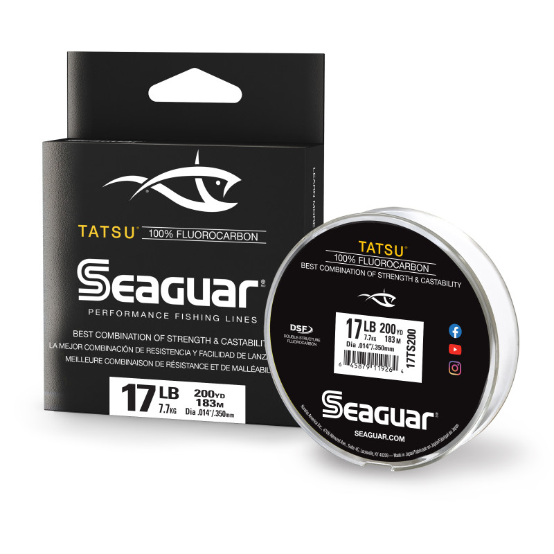 Seaguar Tatsu Fluorocarbon Line 200 Yard Filler Spool - (TS200)