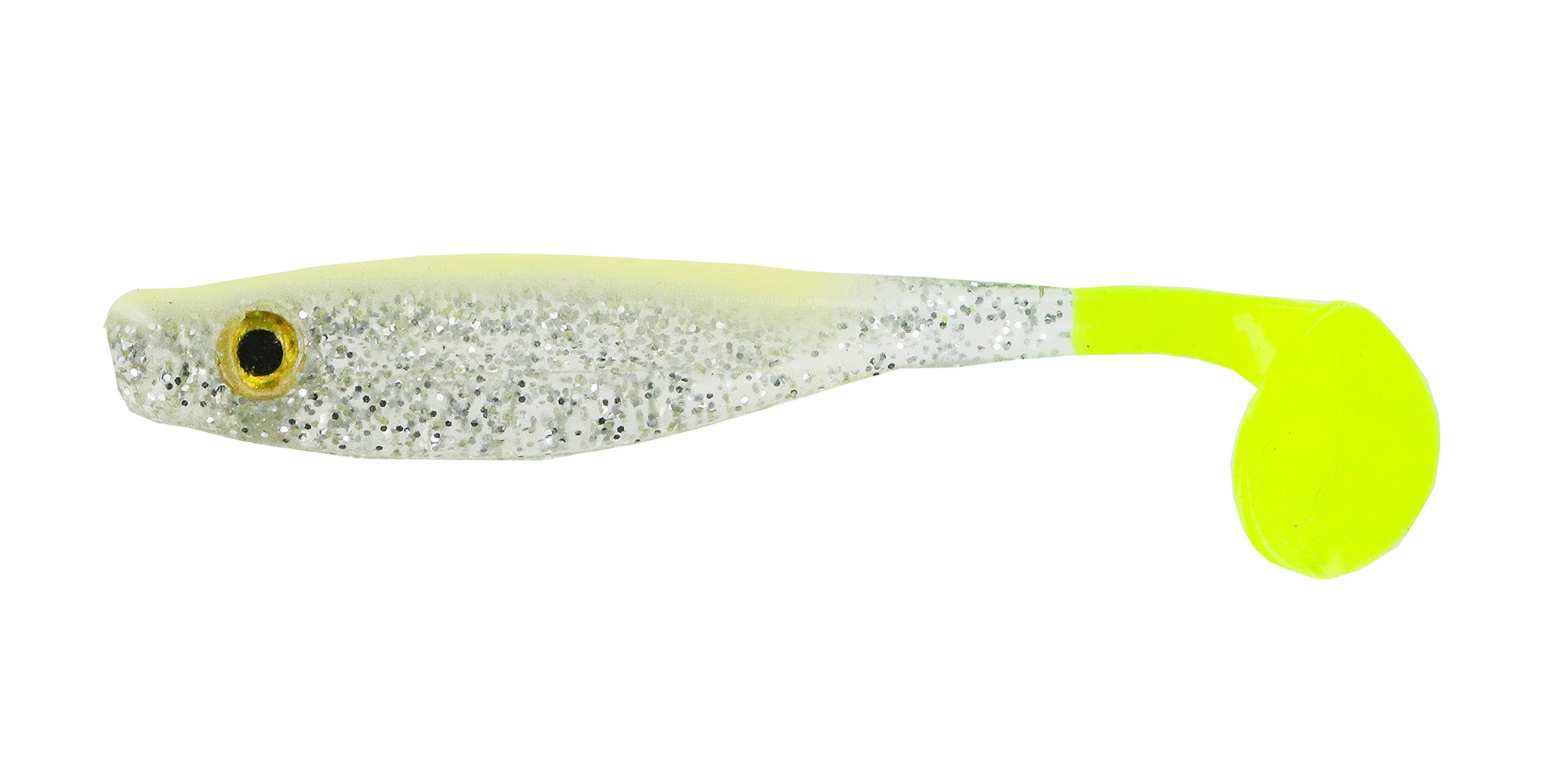 thumbnail image 2 of AWD BAITS WOW GRUBS - 2\" TENNESSEE SHAD/CHARTREUSE GLITTER (WG3 2 of 9