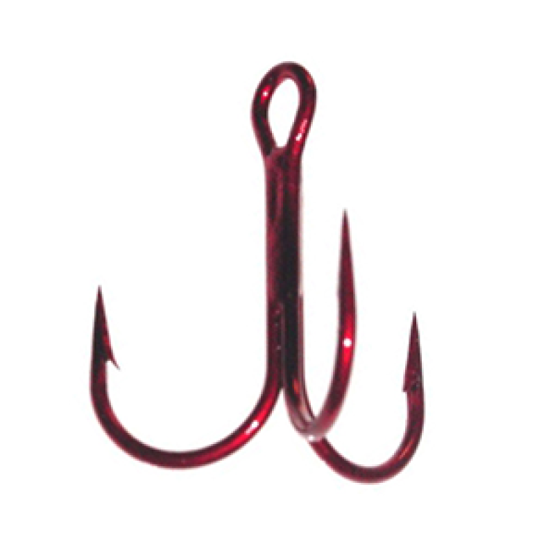 Daiichi Hooks - Replacement Trebles - Death Trap - Bleeding Bait Red (D99Q)