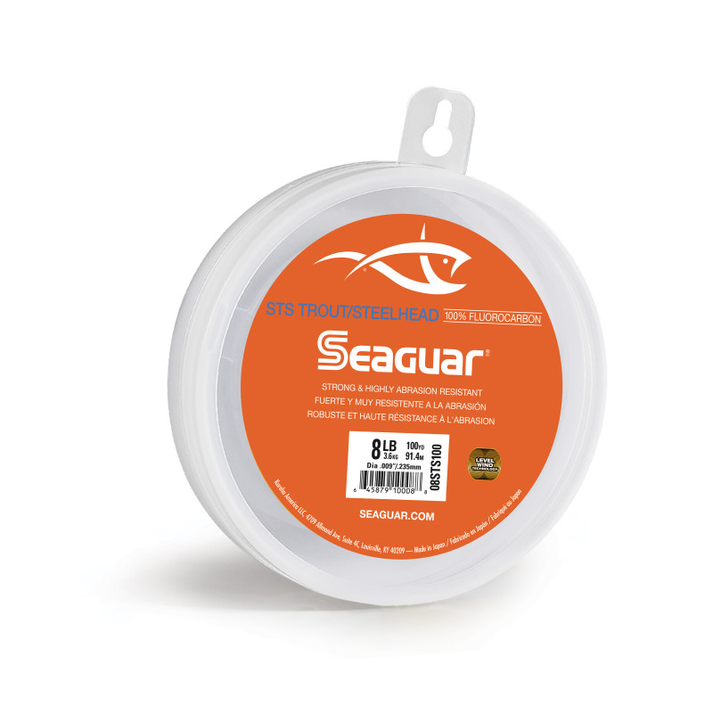 Seaguar STS Trout/Steelhead / Salmon Fluorocarbon Line 100 Yards Spool - (STS100)