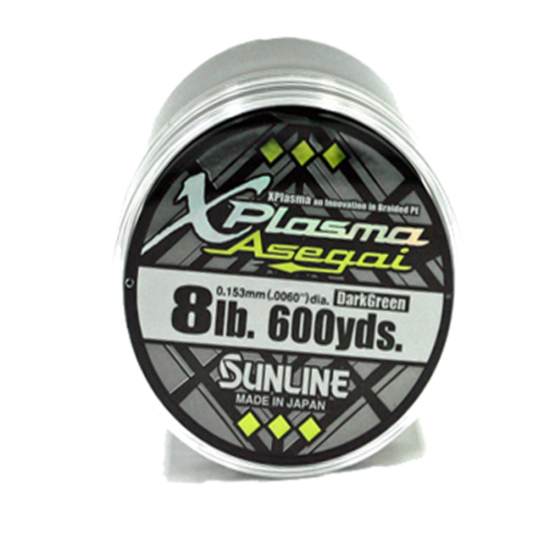 Sunline Fishing Lines - Braid - Xplasma Asegai - 600 Yard Bulk Spool