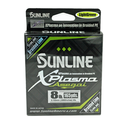 Sunline Fishing Lines - Braid - Xplasma Asegai - 165 Yard Spool