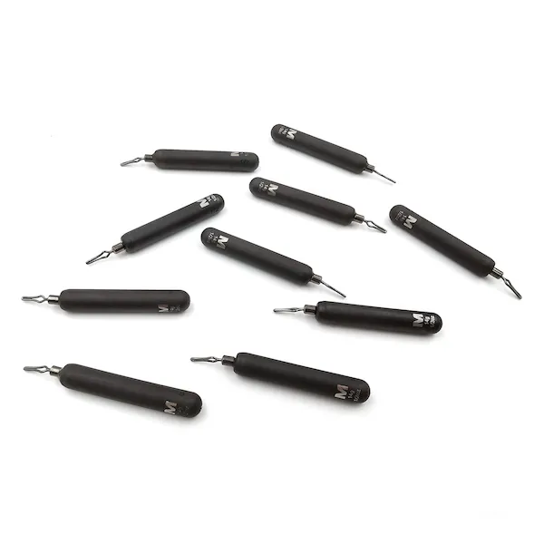 Mustad TitanX Tungsten Skinny Drop Shot Weights Black (MTW011-TX ...