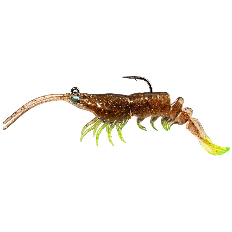 Z-Man PrawnStarZ Soft Plastic Shrimp PreRigged 3.5 Inch PS35