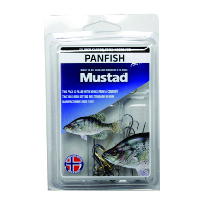 Mustad Panfish Kit Assorted Hooks BULK 50 Pack (HOOKS-MUSTAD-KIT-PANFISH)