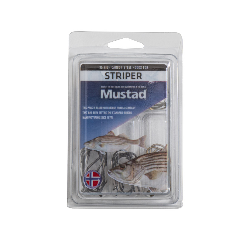 Mustad Striper Kit Assorted Hooks BULK 35 Pack (HOOKS-MUSTAD-KIT-STRIPER)