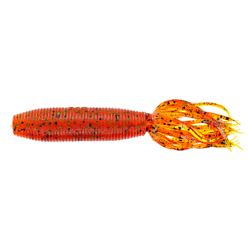 Gary Yamamoto Ika Fat Skirted Solid 4 Inch Grub Tube 4-inch (92F-10)