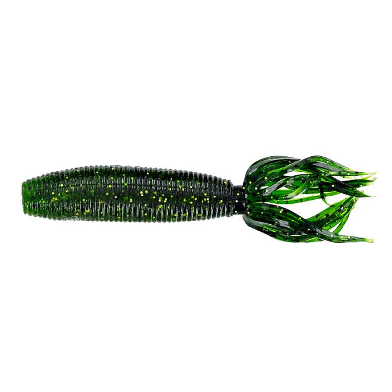 Gary Yamamoto Ika Fat Skirted Solid 4 Inch Grub Tube 4-inch (92F-10)
