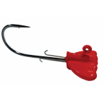 Big Bite Baits - Shrimp Tail Jigheads - Bleeding Red